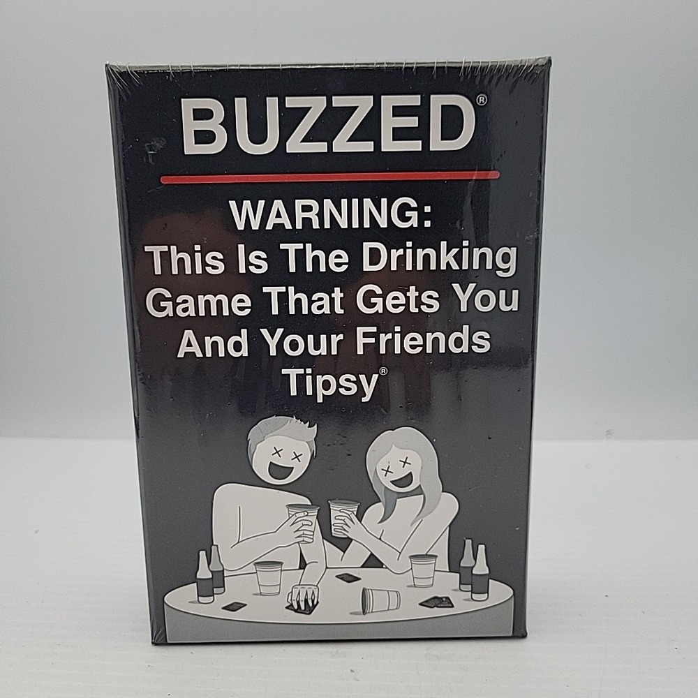 Buzzed Adult Drinking Card Game for 21+ Sealed New In Box